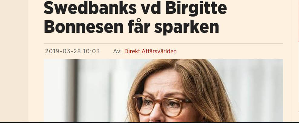 Birgitte Bonnensen får sparken