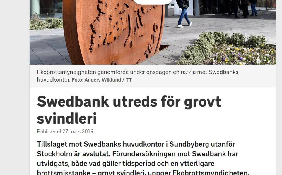 Swedbank skandal