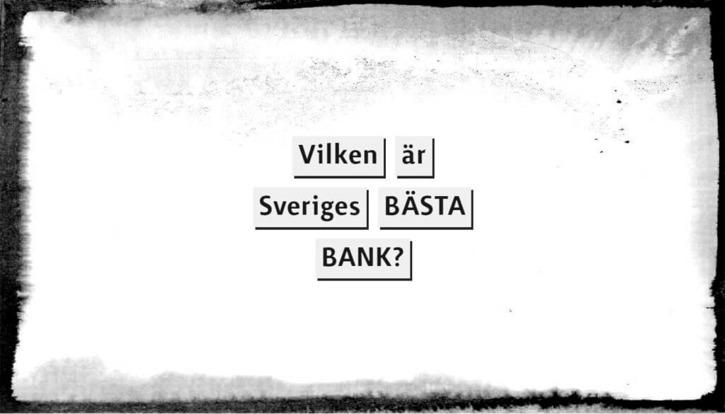Sveriges bästa bank